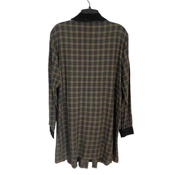 Vintage Dress Green Plaid Small - Picture 2 of 10